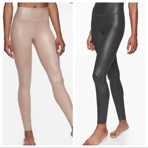 *TWO PAIR* ATHLETA Elation Shimmer Tights, MEDIUM